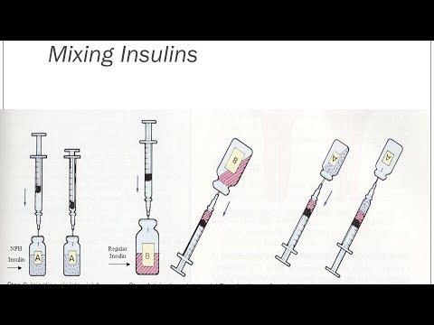 Mixing Insulin Clear And Cloudy Youtube
