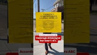 Restaurant near UofL has liquor license pulled for alleged underage drinking