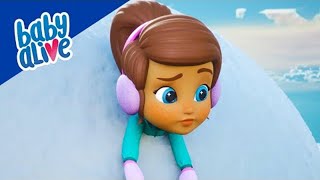 Baby Alive Official ❄️Charlie Falls in the Snow 💧⭐️👶🏽Kids Videos and Baby Cartoons 💕