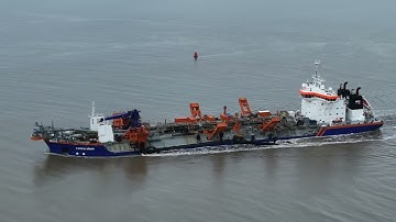 Van Oord - Rotterdam  - Hopper  Dredger 4K