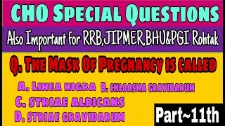 Special Questions for ?CHO?RRB?JIPMER?BHU?PGI Rohtak || Part~11th || Nursing Trends