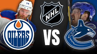 EDMONTON OILERS VS VANCOUVER CANUCKS | NHL REGULĀRĀS SEZONAS 2. SPĒLE