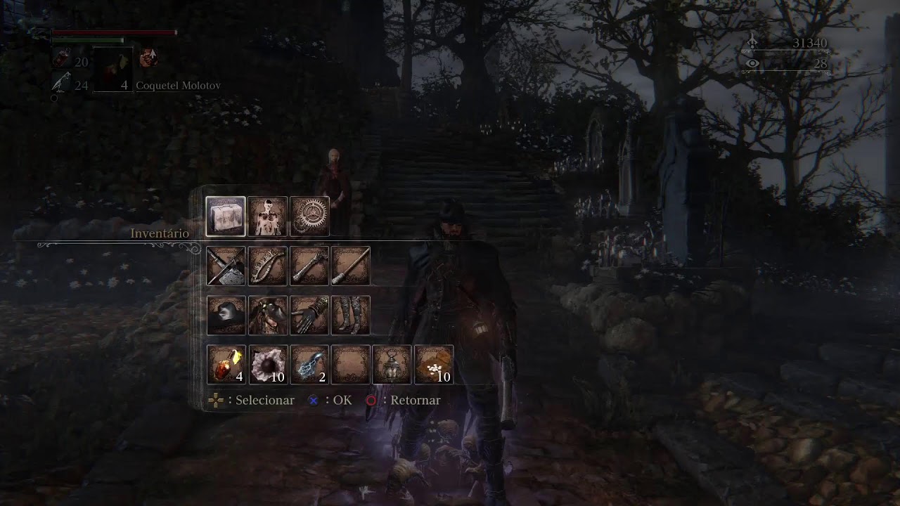 Bloodborne guia platina build força matiz sangue cont
