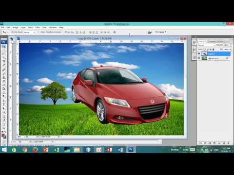 How To change background in photoshop CS6 2017 - YouTube