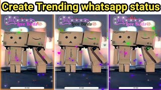 create Trending whatsapp status video | | jinglebit app full tutorial in telugu || SV A2S screenshot 2