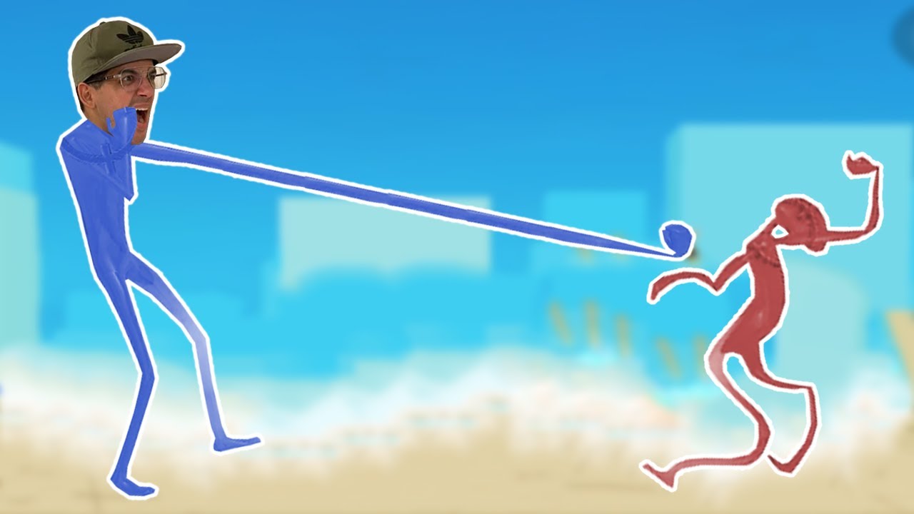 VIREI UM BONECO FEITO DE ELÁSTICO COM BRAÇO DE 100 METROS!!! - Gum Gum Battle (jogos de celular)