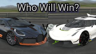Extreme Car Driving Simulator - Koenigsegg Jesko Vs Bugatti Divo