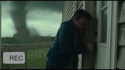 Caught on Hidden Camera: Man Tries to Escape Tornado but Gets Pulled Away! 🌪️😱