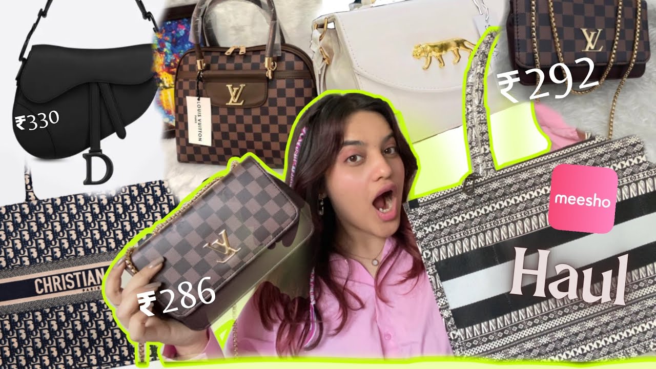 OMG* Bought Fake Designer Bags from Meesho !! Wasn't Expecting