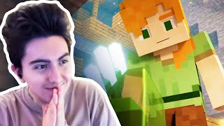 Reacciono a la Película MINESHAFT  Alex and Steve Life (Minecraft Animation)