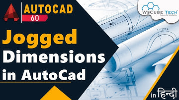 AutoCAD Jogged Dimensions | Learn Jogged Dimensions Command in AutoCad | AutoCad Tutorial #60