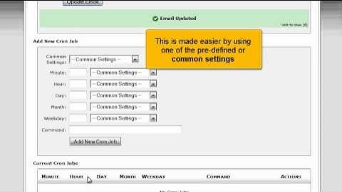 How to setup a cron job in cPanel