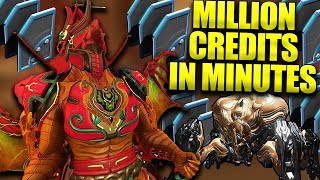 This Is The Fastest Credit Farming In Warframe! Million Credits In Minutes! Profit Taker Guide