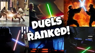 Ranking All Lightsaber Duels!! - Tier List