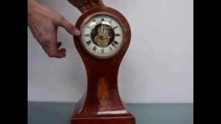 EUREKA Antique Mantel TOP State Clock Balloon RARE Electric Electromagnetic Shelf COLLECTORS ITEM