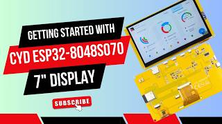 Getting Started with ESP32-8048S070 CYD 7-inch Display using PlatformIO