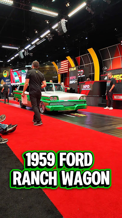 1959 Ford Ranch Wagon. #classiccarauction #mecumauctions #shorts #viralshorts #fordranchwagon