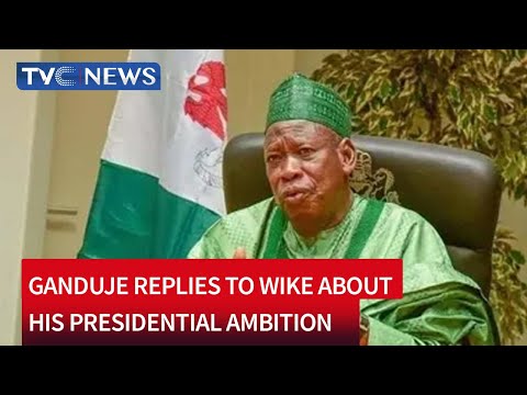 Watch | Governor Ganduje Replies  To Governor Wike About His Presidential Ambition In Kano