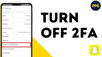 How to Disable Two Factor Authentication on Snapchat ?