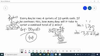 Customary Conversion Word Problems