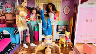 NEW! Barbie, Ken, HALEY &amp; ALLY Dance Party!