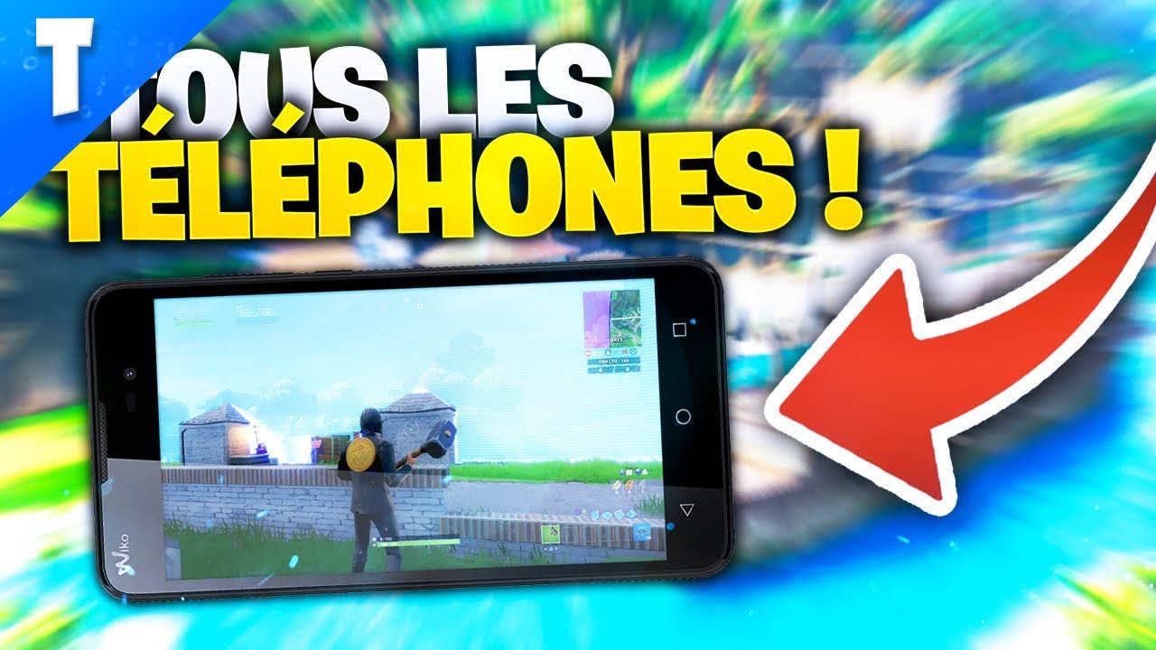 Jouer A Fortnite Sur Telephone Android Ios Youtube - jouer a fortnite sur telephone android ios