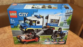 Обзор Конструктор LEGO City Police Полицейская машина для перевозки заключенных (60276) из Rozetka