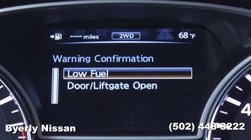 How to use the Vehicle Information Display System on your 2014 Nissan Pathfinder from Byerly Nissan