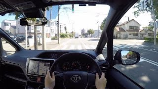 【試乗動画】2017/2018 新型 トヨタ ヴォクシー ZS 4WD - 市街地試乗