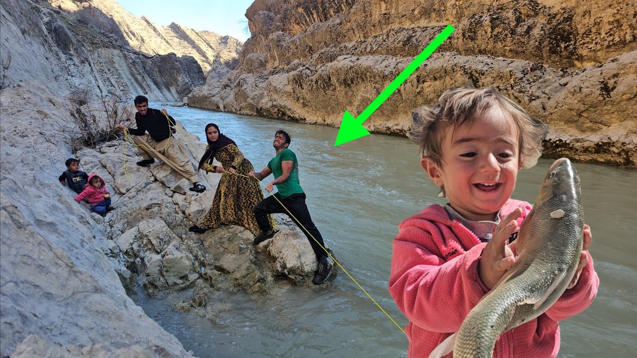 🎣A Giant Fish Tore the Net! | The chavil Family’s Exciting Fishing Adventure 🎣⛰️🔥