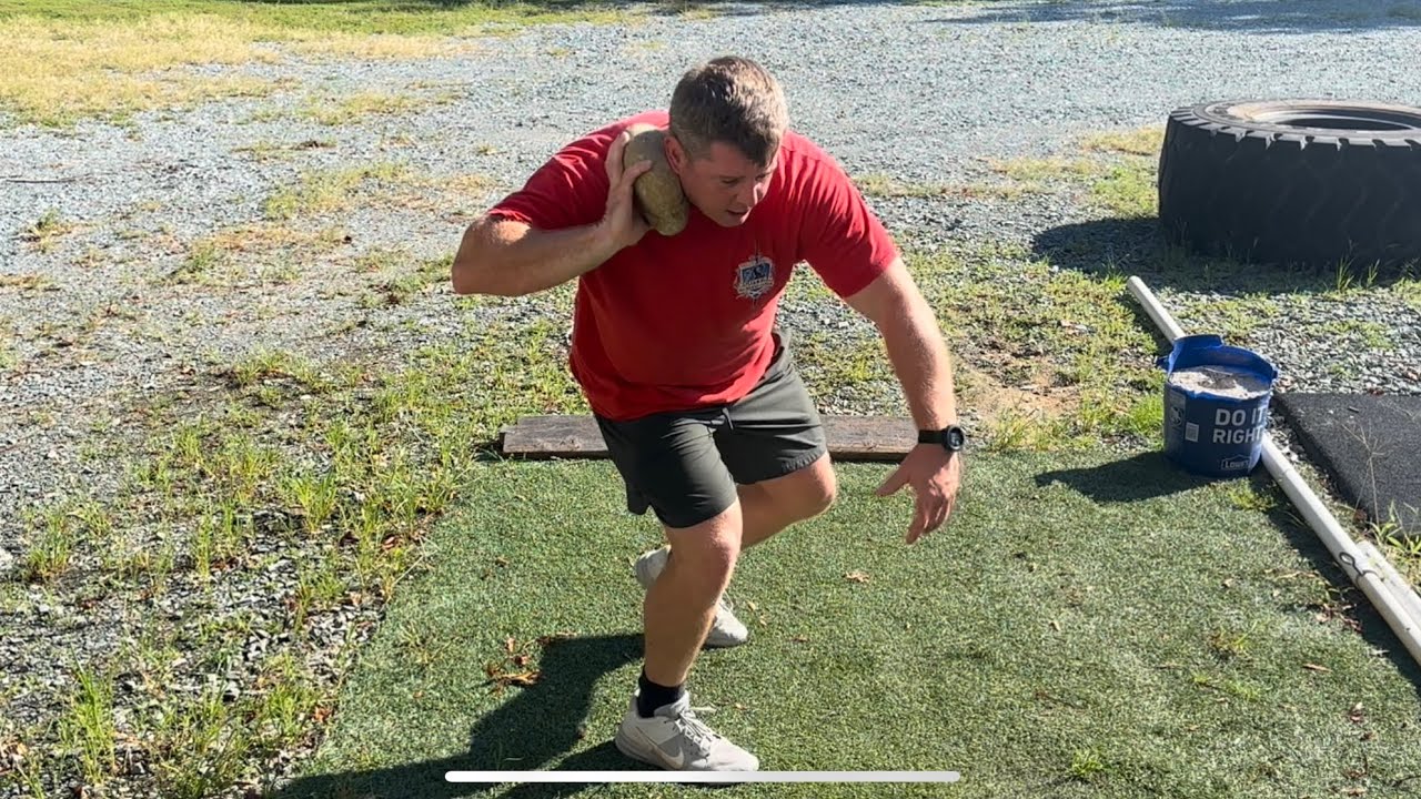 Highland Games for Beginners: How to throw the OPEN Stone #highlandgames