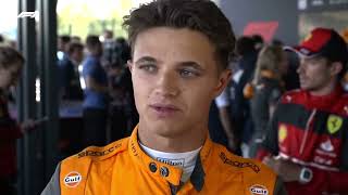 Lando Norris Post race interview Belgian Grand Prix #f1 #landonorris