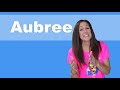 Name game song aubree  learn to spell the name aubree  pattys primary songs