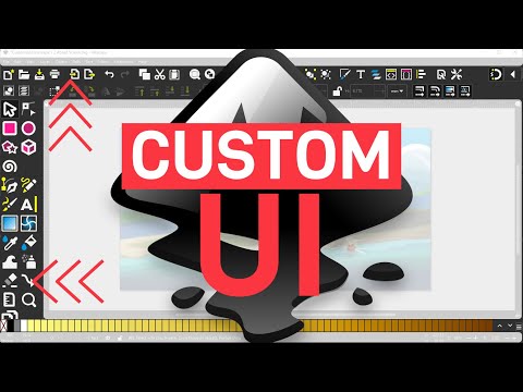 UI Customization in Inkscape 1.2 is Ridiculous ? | Change Theme & Icon Sizes