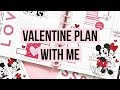 Valentine’s Day Plan With Me | Big Happy Planner - Disney Spread! | February 8-14, 2021