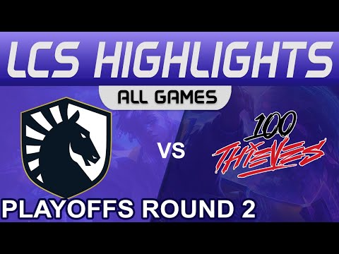 TL vs 100 Highlights ALL GAMES Playoffs Round 2 LCS Summer 2022 Team Liquid vs 100 Thieves by Onivia