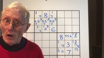 Sudoku. Tutorial # 24  The amazing hidden sudoku matching pair part B