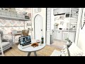 THE SMALLEST HOUSE I'VE EVER MADE + CC LINKS | The Sims 4 | CC Speed Build