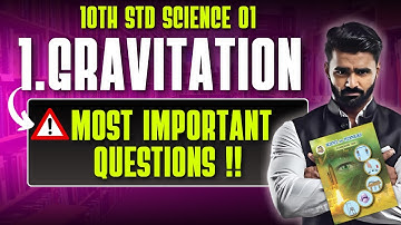 Most Important Questions | 10th STD Science 1 | Gravitation | Board Exam 2026 | Pradeep Giri Sir