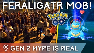 WILD FERALIGATR STAMPEDE ✦ RARE GEN 2 CATCHES IN POKÉMON GO