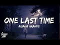 Ariana Grande - One Last Time (Lyrics) (Tiktok Version)