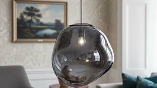 Melt Lava Copper Pendant Light – Statement Pendant Light for Dining Tables & Kitchen Islands
