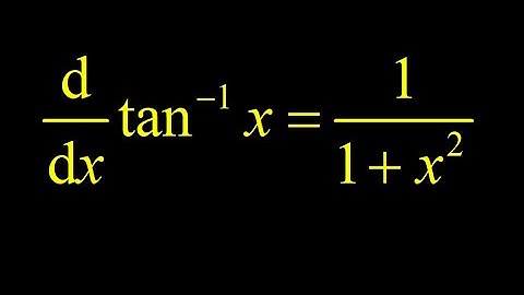 Derivative of inverse tangent, arctan implicit differentiation + derivative of arctan(2x) example.