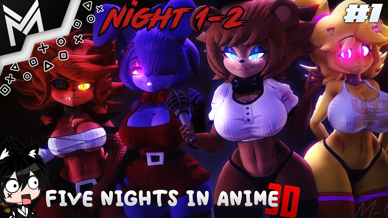 Five Nights in Anime 3D Android - Gameplay + Download 