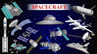 Spacecraft Space Vehicles & Spaceships Fun & Educational Learning Video