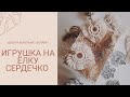 Сердце макраме, макраме игрушка на ёлку, macrame heart, macrame hugge, macrame christmas decor