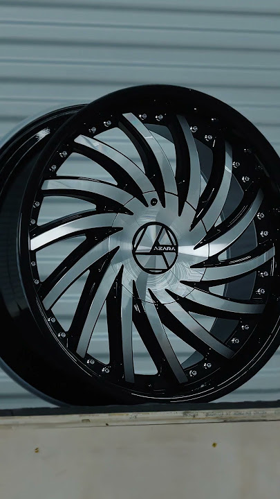 Azara Wheel: AZA-508 Gloss Black & Machined