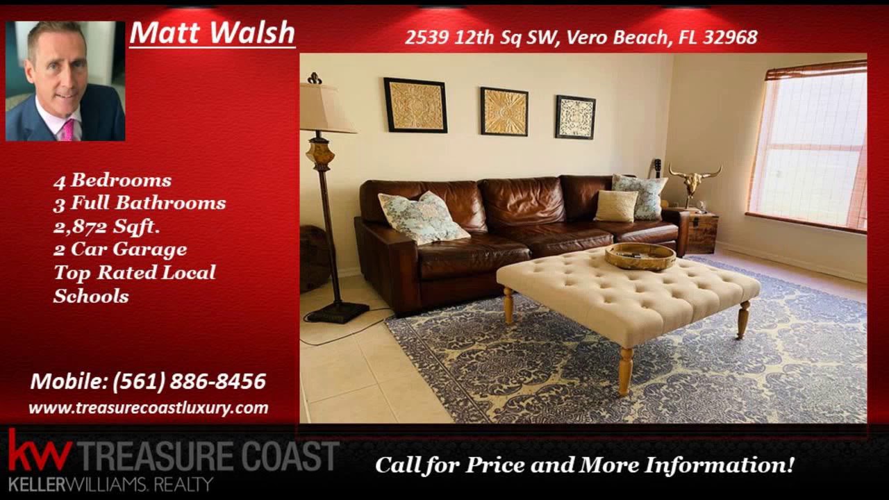 4 bedroom 3 bath Majestic Oaks Vero Beach FL 32968 Community Pool YouTube