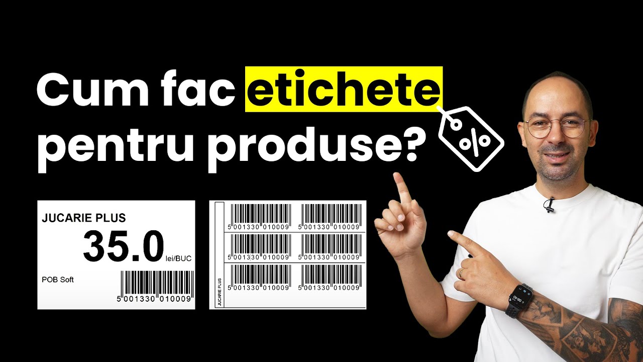 Cum generez etichete pentru produse?