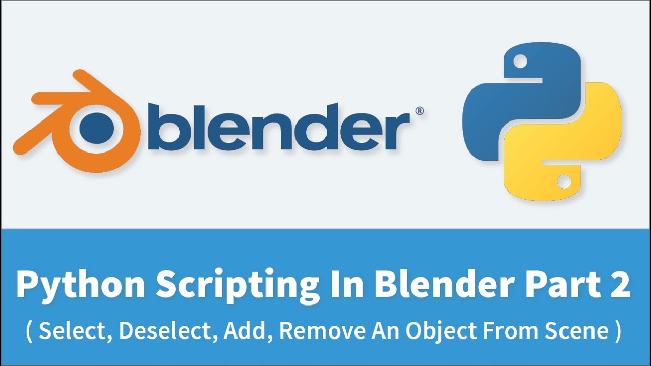 Python Scripting In Blender ( Part 2 )